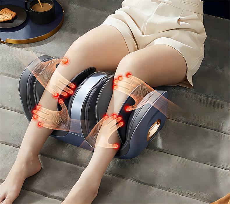 3D-массаж колена и наколенник с подушкой безопасности, 3D-массаж с полным обертыванием на 270 градусов, 3D-массаж колена с беспроводным пультом дистанционного управления, горячий компресс проникает в 3D-массаж